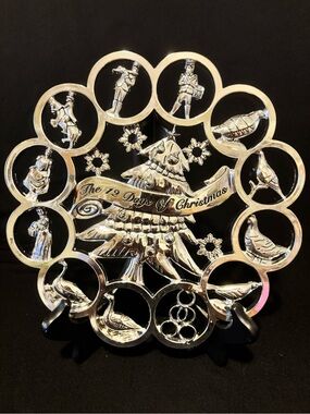 Godinger Silver-Plated “12 Days of Christmas” Trivet